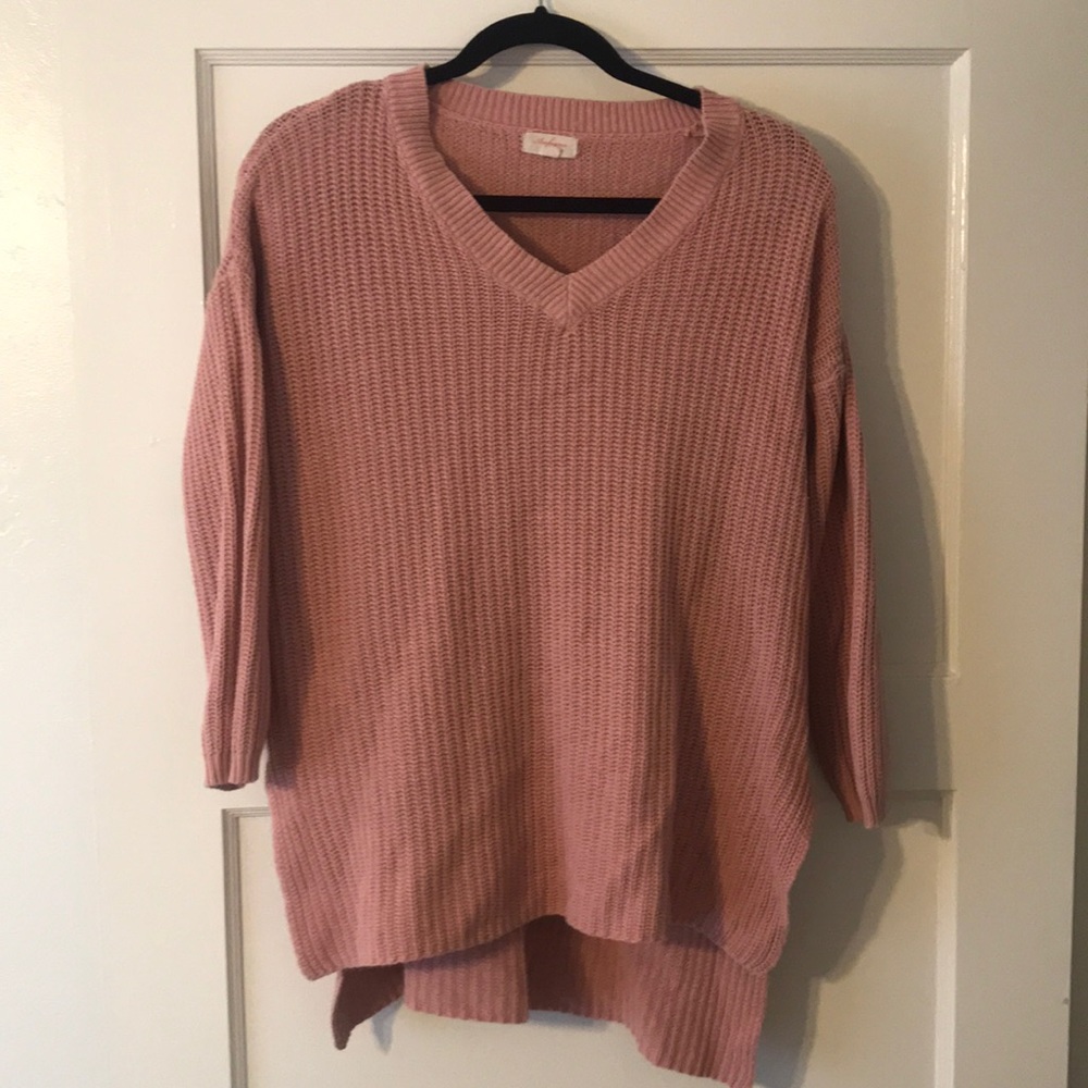 Pink sweater